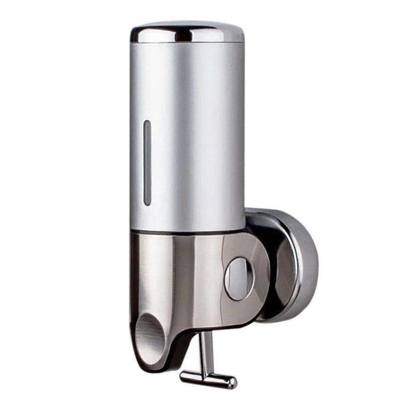 BowLift | Soap holder & dispenser Wall mounted Stainless steel Bathroom Shower soap dispenser pump