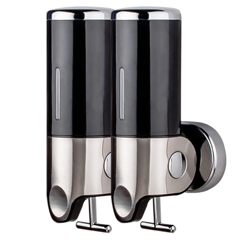 BowLift | Soap holder & dispenser Wall mounted Stainless steel Bathroom Shower soap dispenser pump