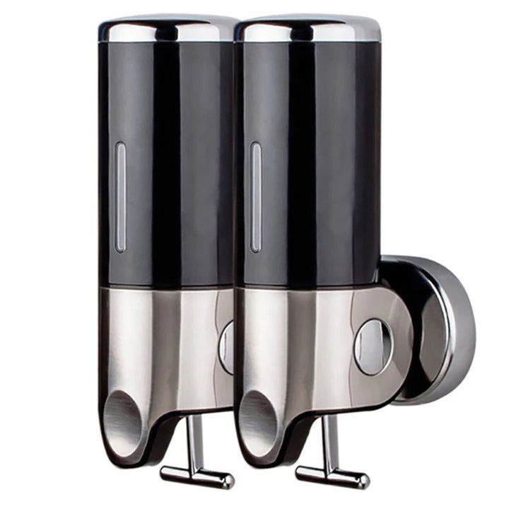BowLift | Soap holder & dispenser Wall mounted Stainless steel Bathroom Shower soap dispenser pump
