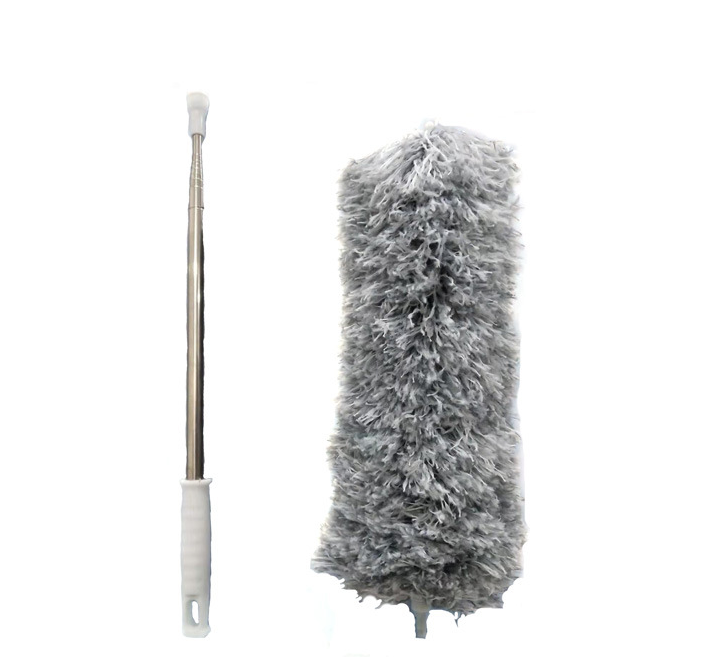 BowLift | Retractable and washable, curved dust brush in microfiber