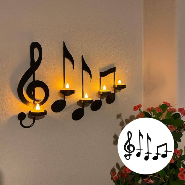 BowLift | Candle holder with notes