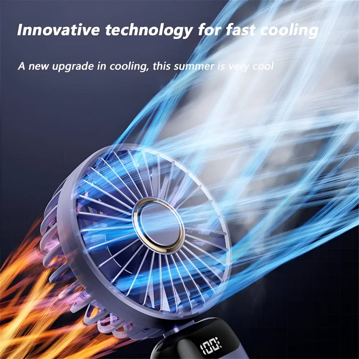 BowLift | Powerful Handheld Fan – Rechargeable Mini Fan for Instant Cooling
