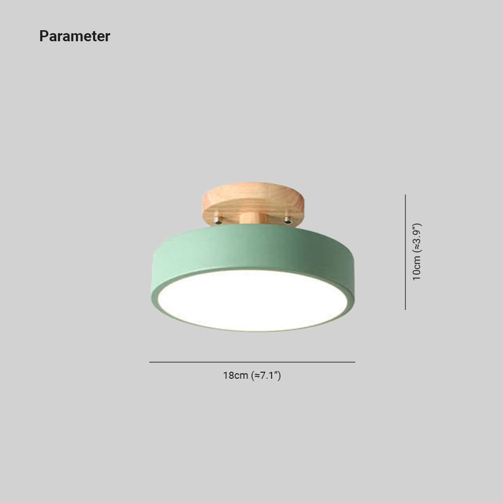 BowLift | Modern Wood LED Ceiling Light with Dimmable Function