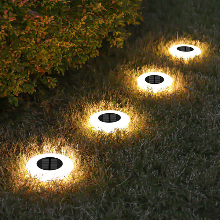 Modern Simplicity Solar Waterproof PP PS Round Conic LED Landscape Lighting Outdoor Light For Garden | Bowlift