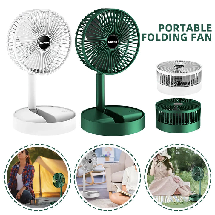 Compact 6-Inch USB Portable Fan with 3-Speed Control | Bowlift