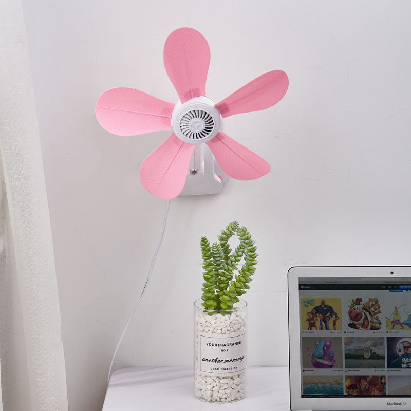 Women's Portable Table Fan with Floral Design Bowlift