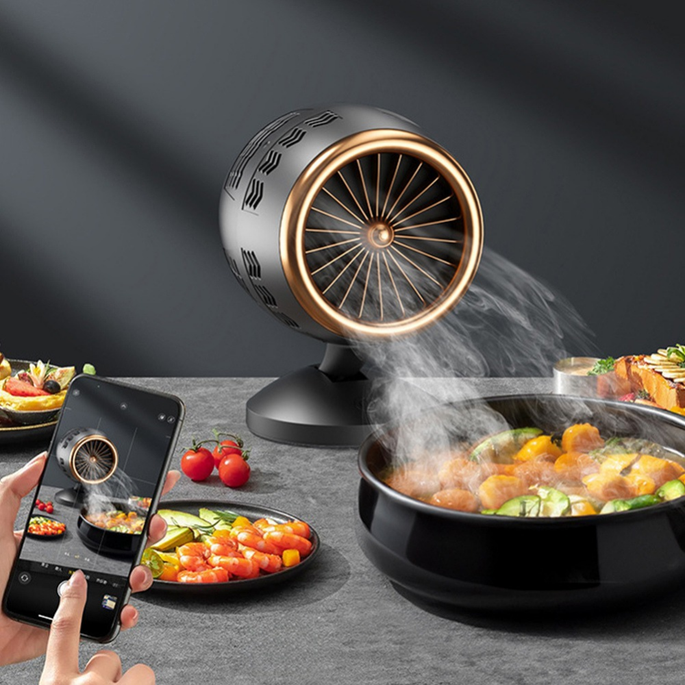 BowLift | Portable Extractor Fan for the Kitchen – Compact and Adjustable Smoke Extractor with Silence Function