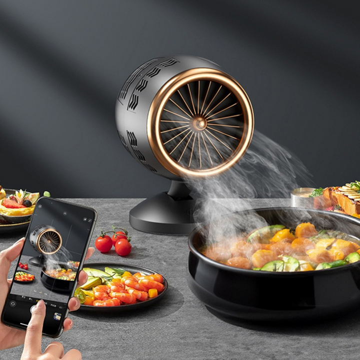 Portable Kitchen Extractor Fan – Compact and Adjustable Smoke Extractor with Quiet Function | Bowlift