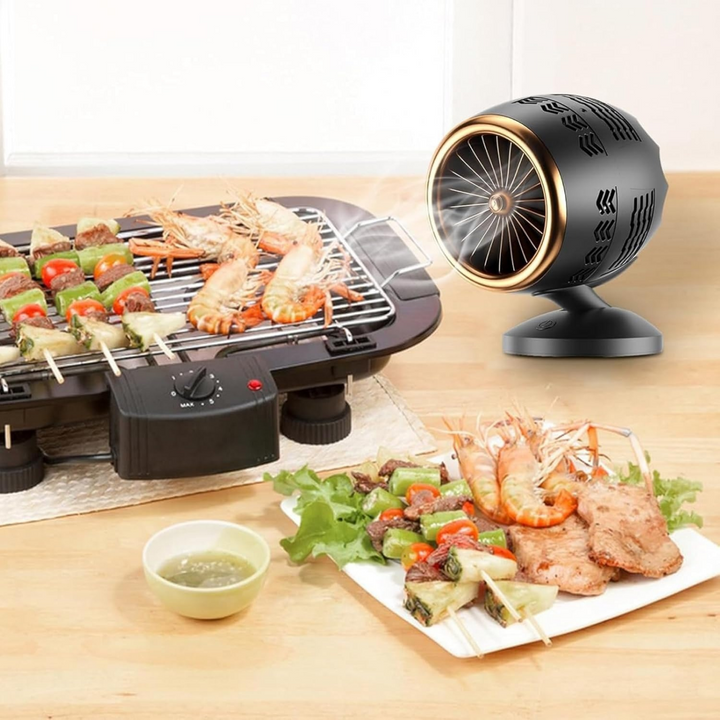 BowLift | Portable Extractor Fan for the Kitchen – Compact and Adjustable Smoke Extractor with Silence Function