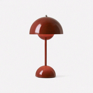 BowLift | Minimalist Flowerpot Table Lamp - Rechargeable Bedside Lamp & Cordless Design Mushroom Shaped Lamps