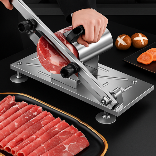 BowLift | SlicePro – Stainless Steel Food Slicer for Home Use | Adjustable Thickness | Precision Cutting