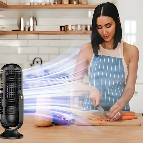 Compact High-Power Portable Desktop Fan - USB Rechargeable | Bowlift