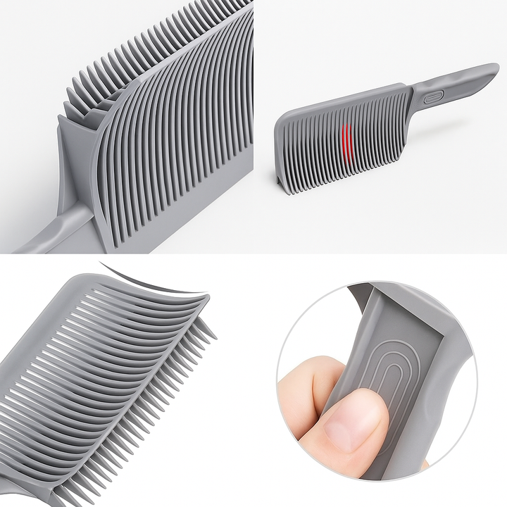 Heat-Resistant Hair Blending Tool – Flexible Durable Plastic – Professional Barber & Home DIY Haircut Styling Bowlift