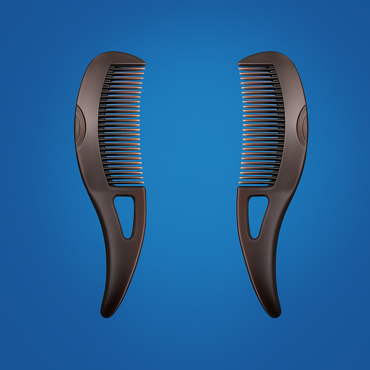 Hollow Design – Soft Tip Scalp Massager – Relieves Itch – Removes Flakes – Healthy Clean Hair Bowlift