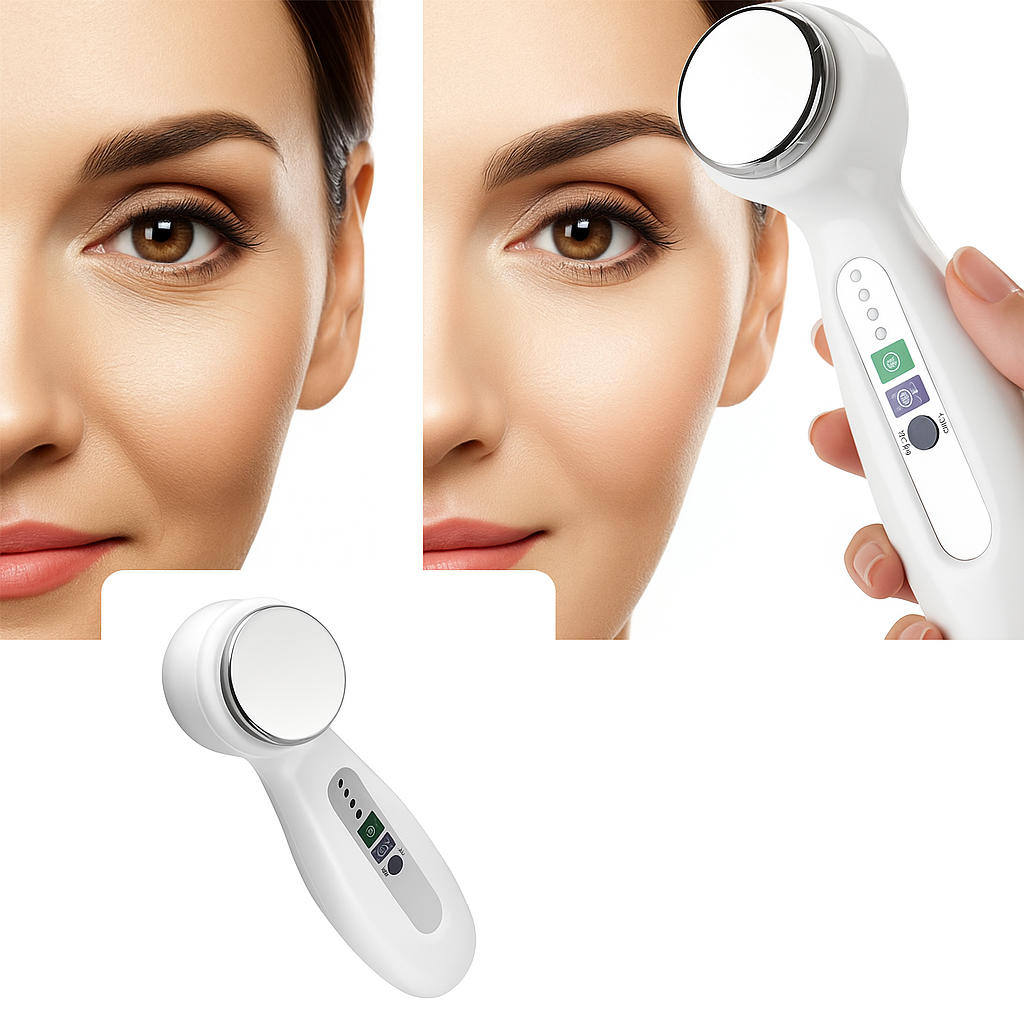 Skin Tightening Anti-Ageing – 1 MHz Vibration – At-Home Device for Women Bowlift