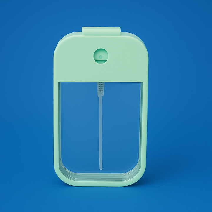 Leak-Proof Fine Mist Refillable – Compact Card-Shape for Perfume & Sanitiser Bowlift