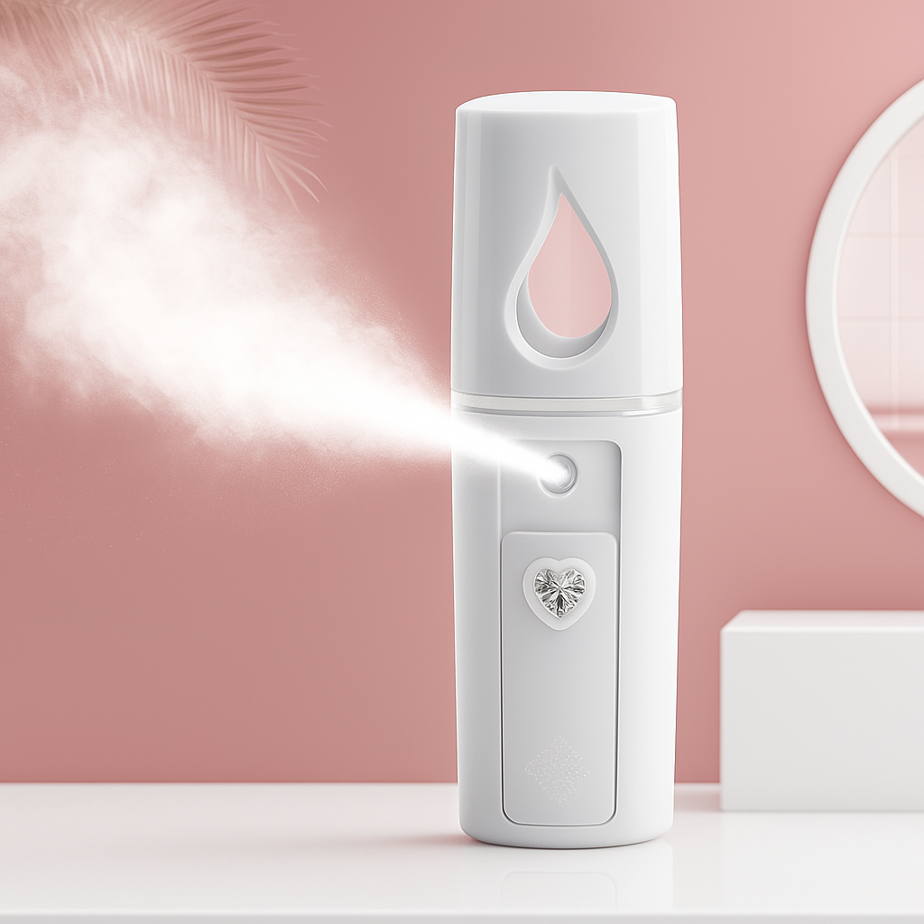 Deep Hydration Nano Mist – USB Rechargeable Handheld – Travel & Home Skincare Bowlift