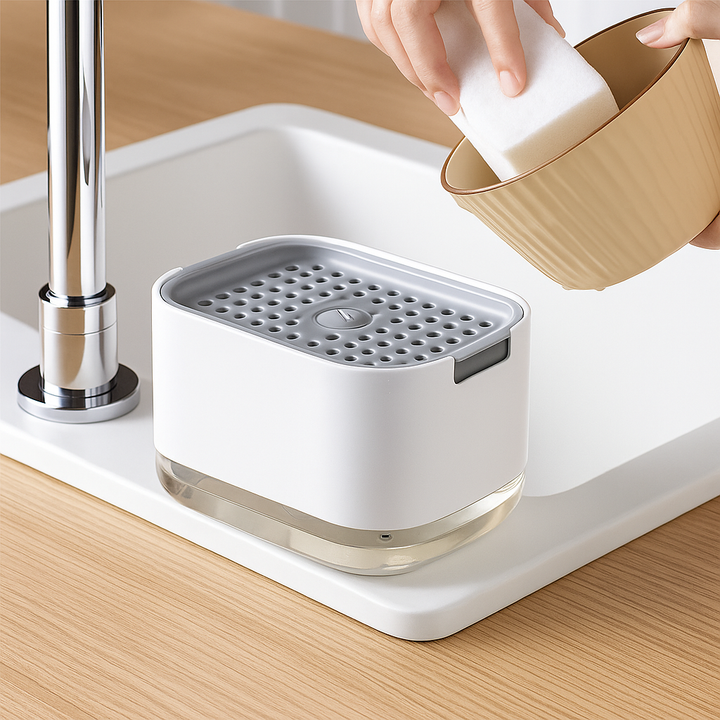 Compact Non-Slip – Silicone Base Easy Clean – Kitchen Sink Organisation Bowlift