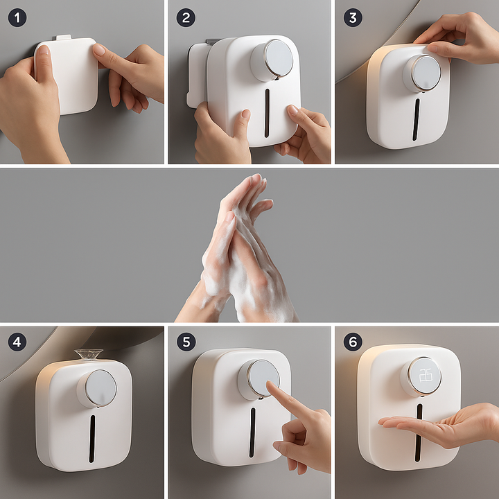 Touchless Hygiene – Rechargeable Wall Mounted – Bathrooms Kitchens Homes Bowlift