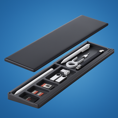 Ergonomic Cushion Support – Non-Slip Pad with Storage Box – Office Productivity & Comfort Bowlift