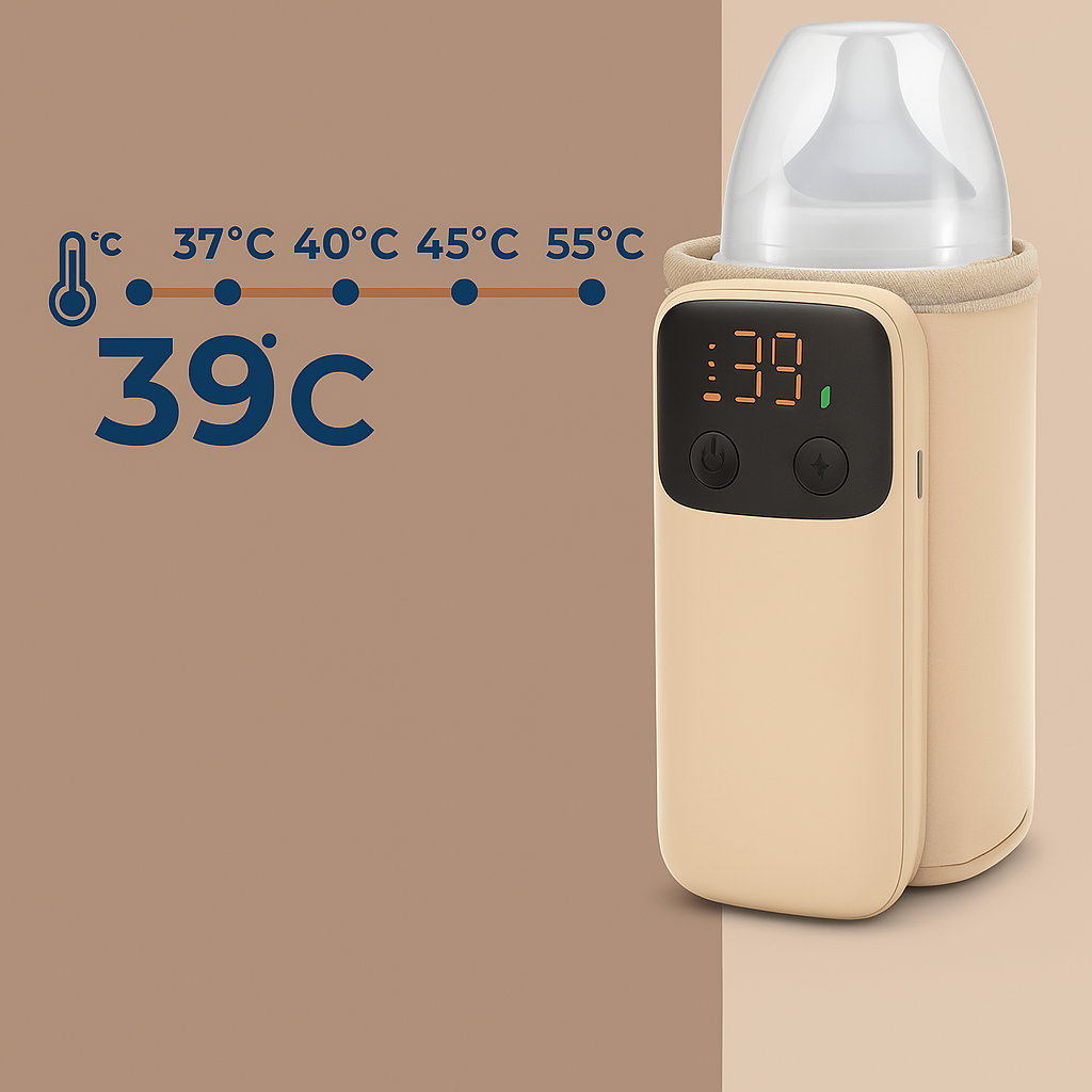 USB Rechargeable with LED Display – Spill-Free Compact Design – Travel & On-the-Go Parents Bowlift