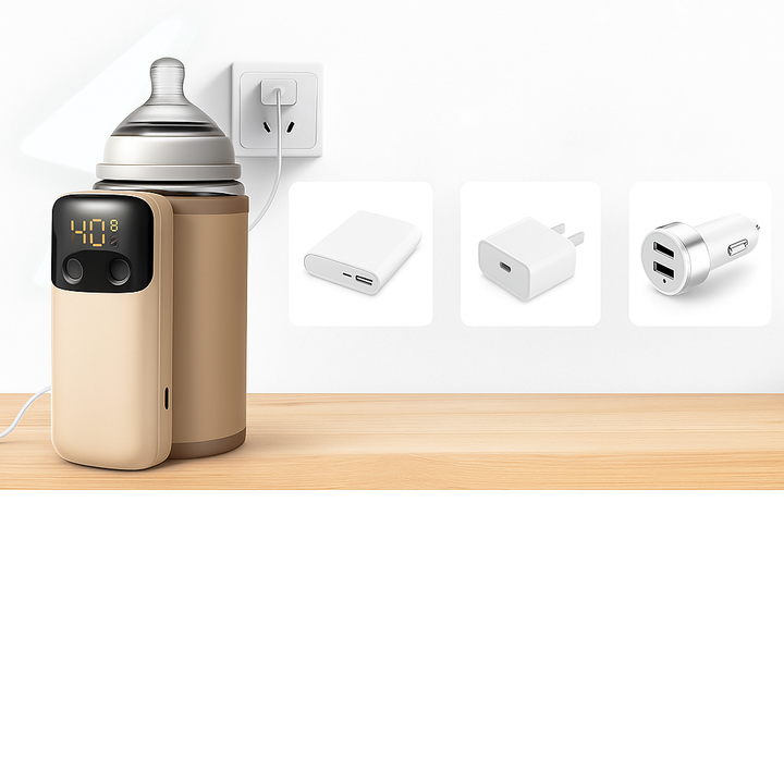 USB Rechargeable with LED Display – Spill-Free Compact Design – Travel & On-the-Go Parents Bowlift