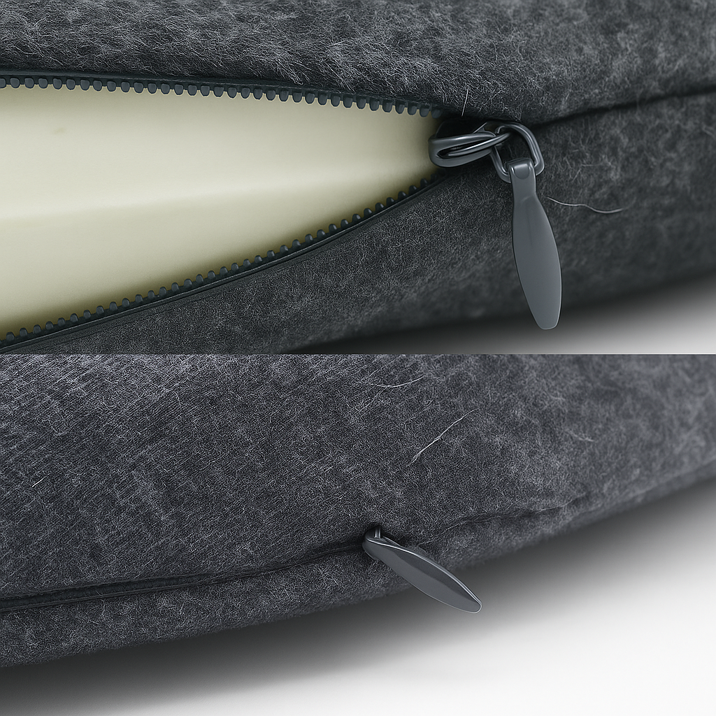 Memory Foam Back Pain Relief – Ergonomic High-density Support – Portable For Work and Travel Bowlift