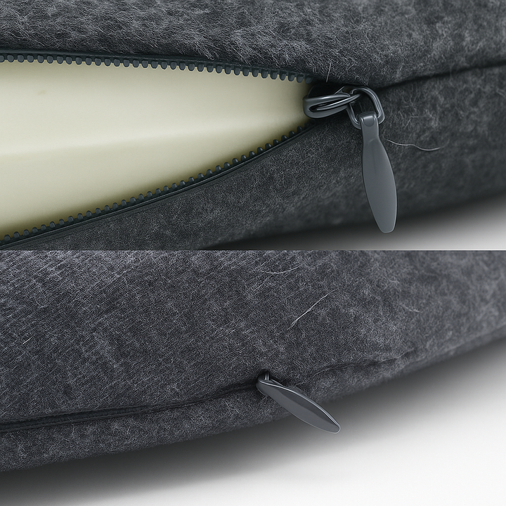 Memory Foam Back Pain Relief – Ergonomic High-density Support – Portable For Work and Travel Bowlift