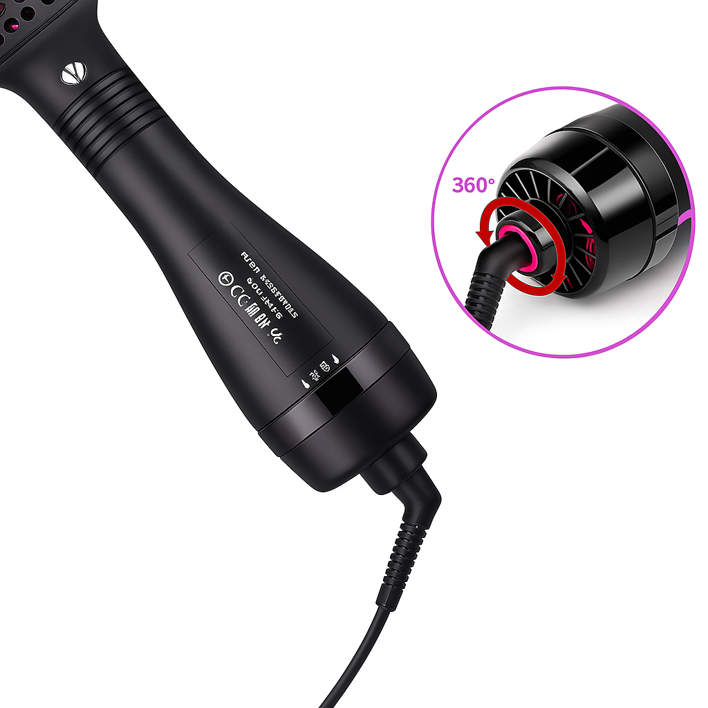 Volumising ionic technology – 1000W lightweight – Salon-quality blow dries at home Bowlift