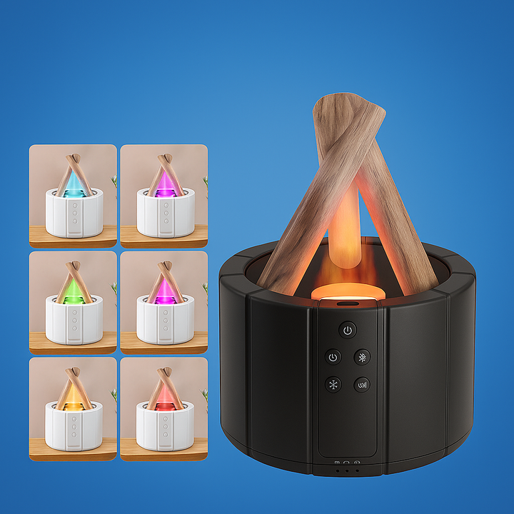 Quiet Ultrasonic Humidifier – LED Light – Aromatherapy for Sleep & Stress Relief Bowlift