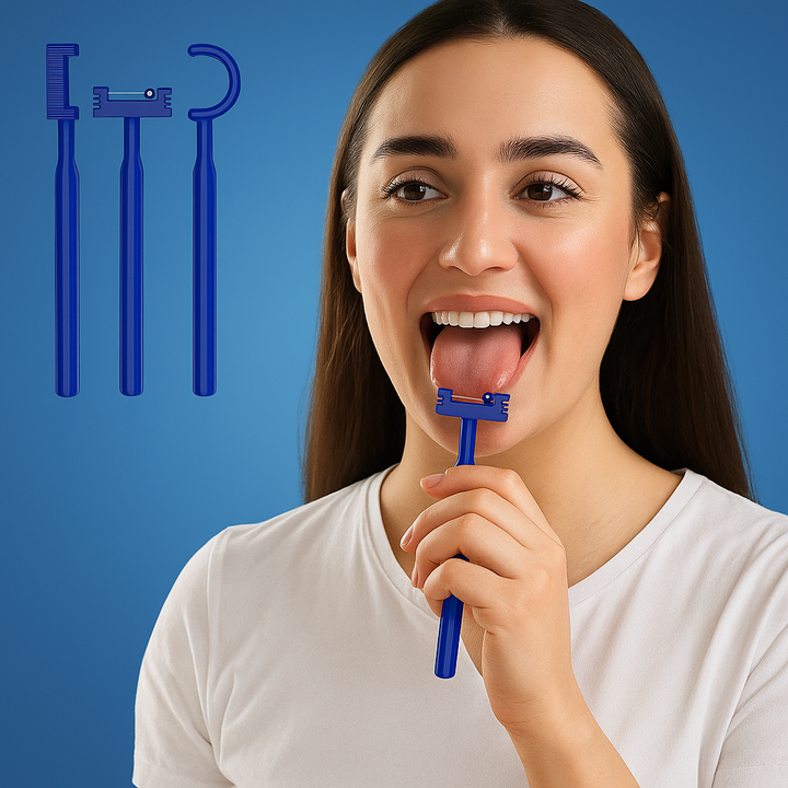 3-Piece Tongue Tip Exerciser – Non-Slip Handle – Improves Speech & Swallowing Control Bowlift