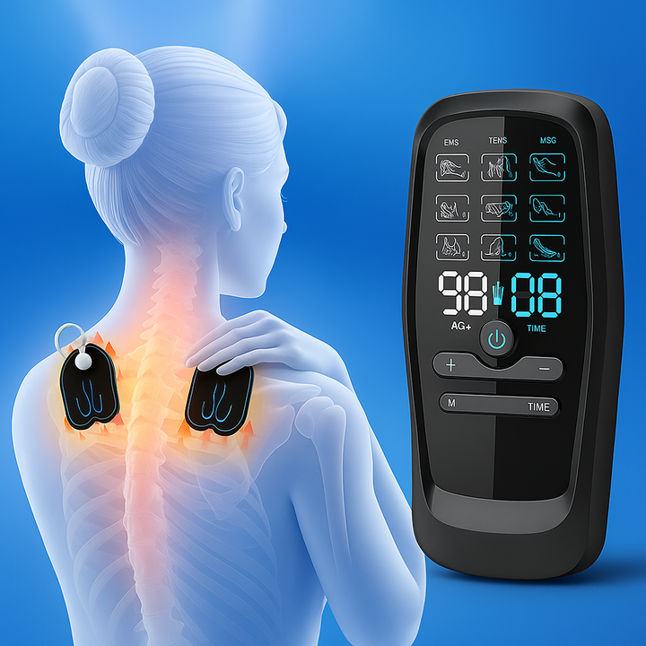 Intense Pain Relief – USB-Powered 10 Pads – Back & Shoulder Discomfort Bowlift