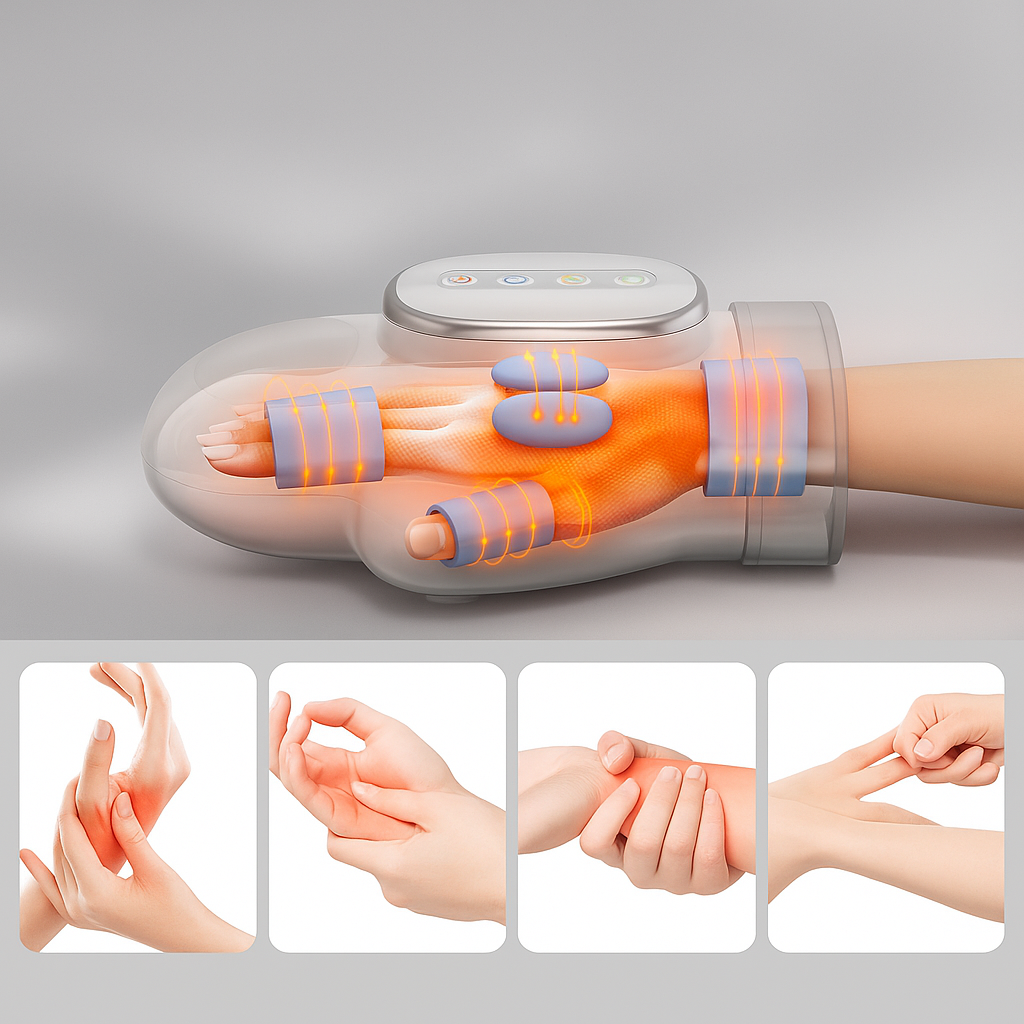 Heat Relief Device – Cordless USB-Rechargeable – Ideal for Carpal Tunnel Bowlift