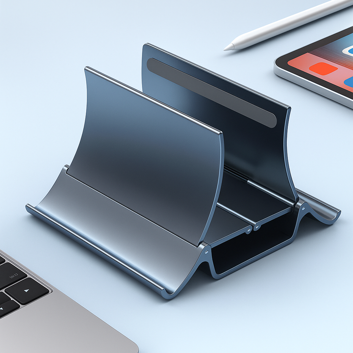 Adjustable Aluminium Design – Space-Saving Cooling Holder for Workstations Bowlift