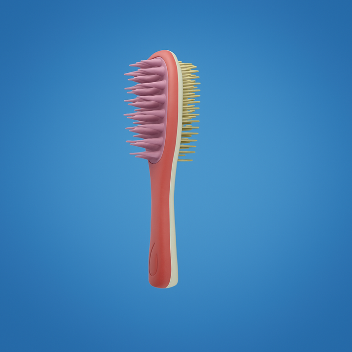 Sided Shampoo Brush – Silicone Scalp Massager – Deep Clean for Oily Hair & Sensitive Scalp Bowlift