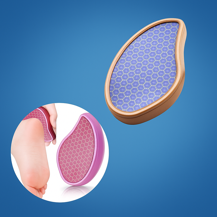 Skin Remover – Nano Glass Surface – Washable & Gentle – Smooth Cracked Heels at Home Bowlift