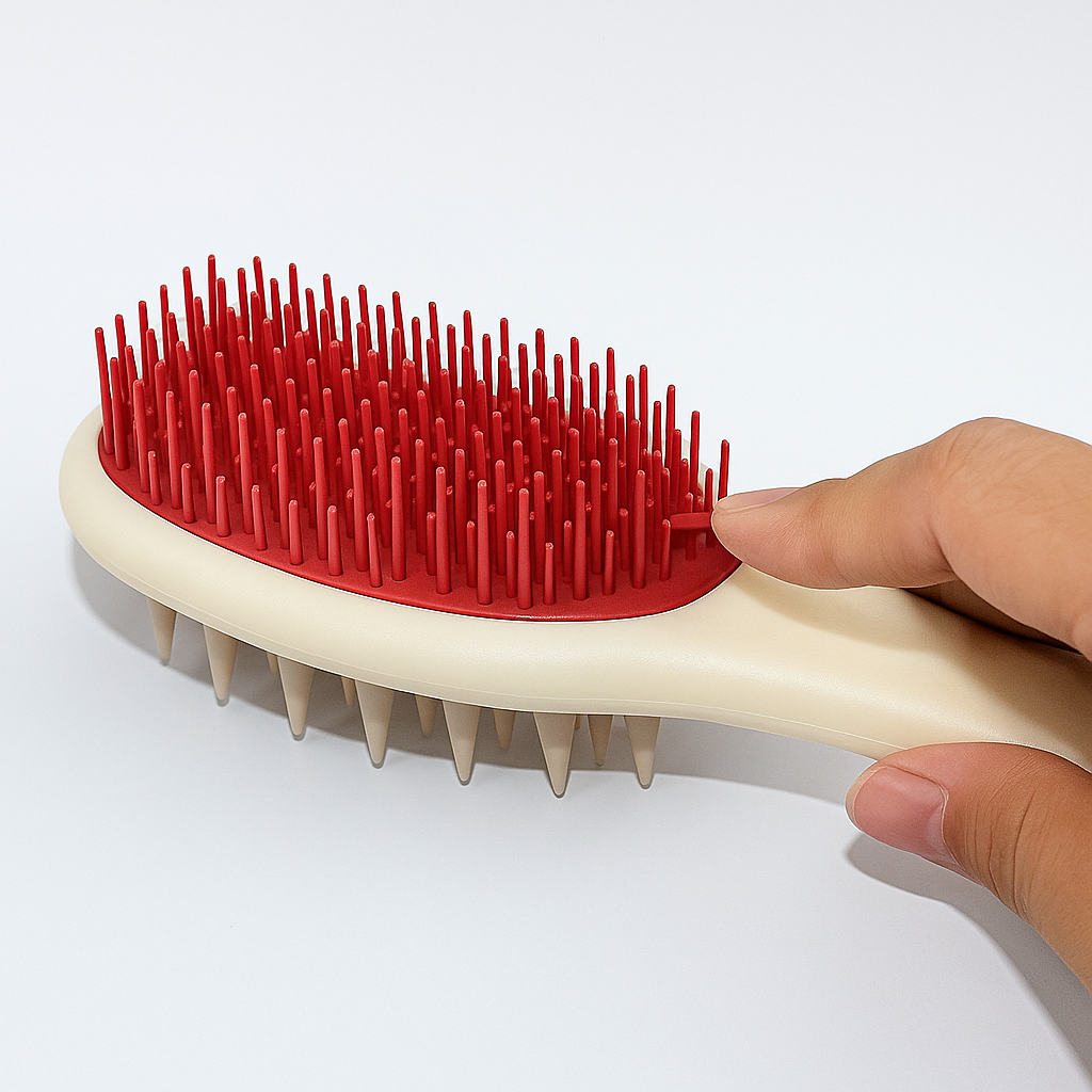 Sided Shampoo Brush – Silicone Scalp Massager – Deep Clean for Oily Hair & Sensitive Scalp Bowlift