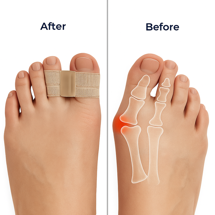 Bunion & Overlapping Toe Relief – Soft Flexible Gel Design – Daily Shoe Comfort Bowlift