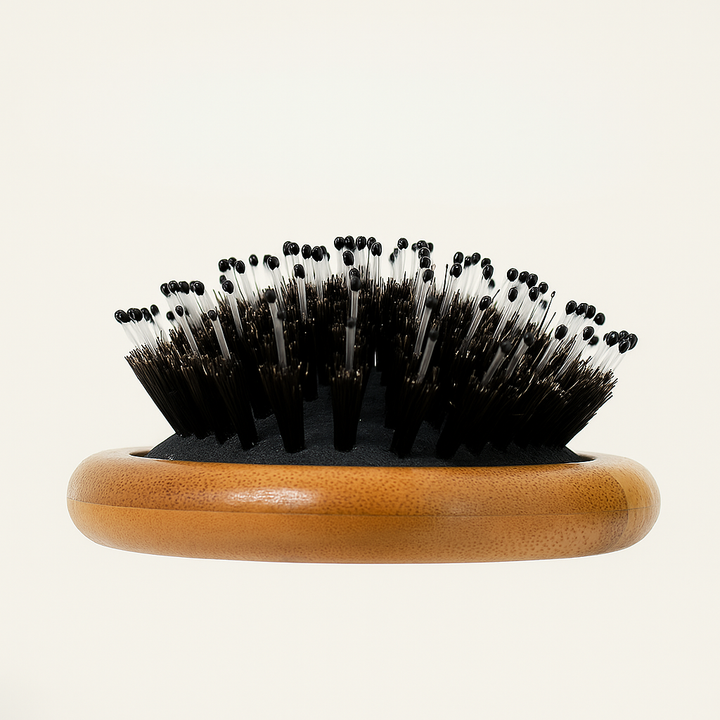 Anti-Frizz Scalp Massage – Natural Dual Bristles – Smooth Healthy Hair Bowlift