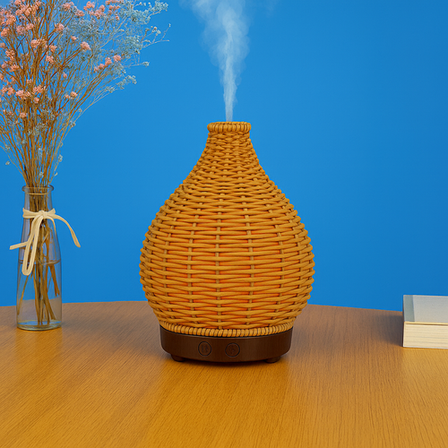 Oil Diffuser – Dry-Air Relief for Bedroom & Nursery – Quiet USB 5 V – 80 ml Stylish Vase Design Bowlift