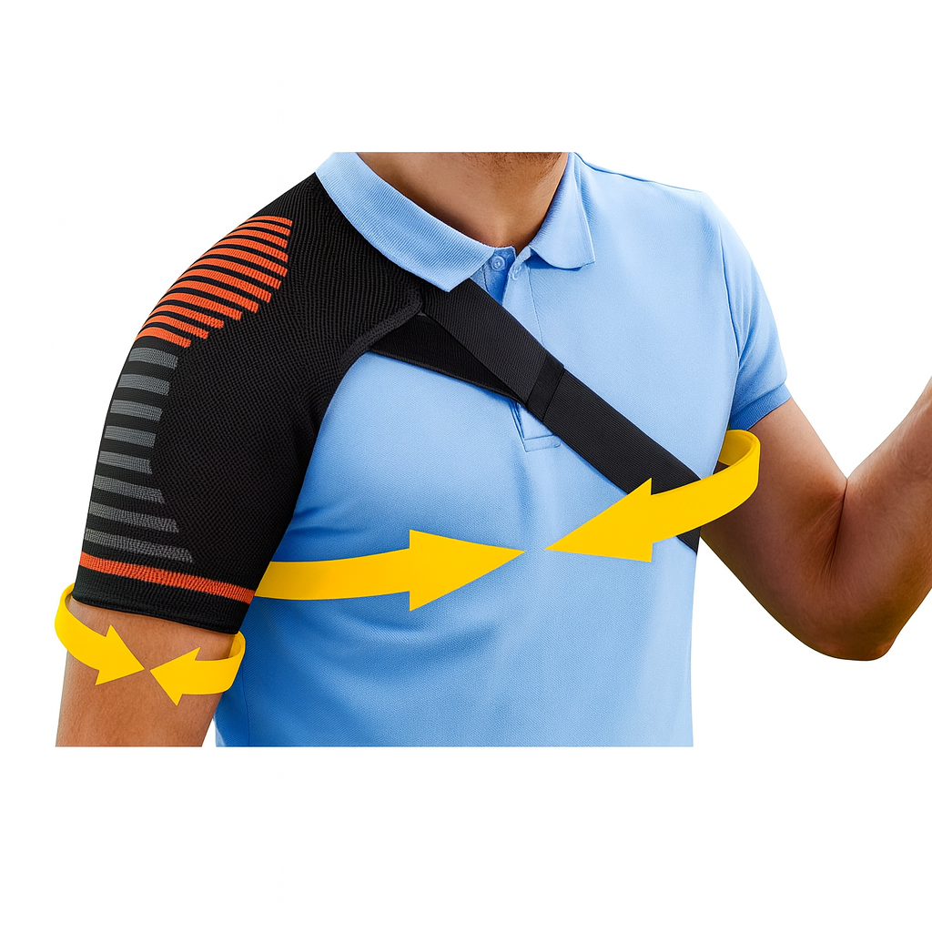 Pain Relief & Joint Stability – Adjustable Breathable Compression Sleeve – Sports & Daily Wear Bowlift