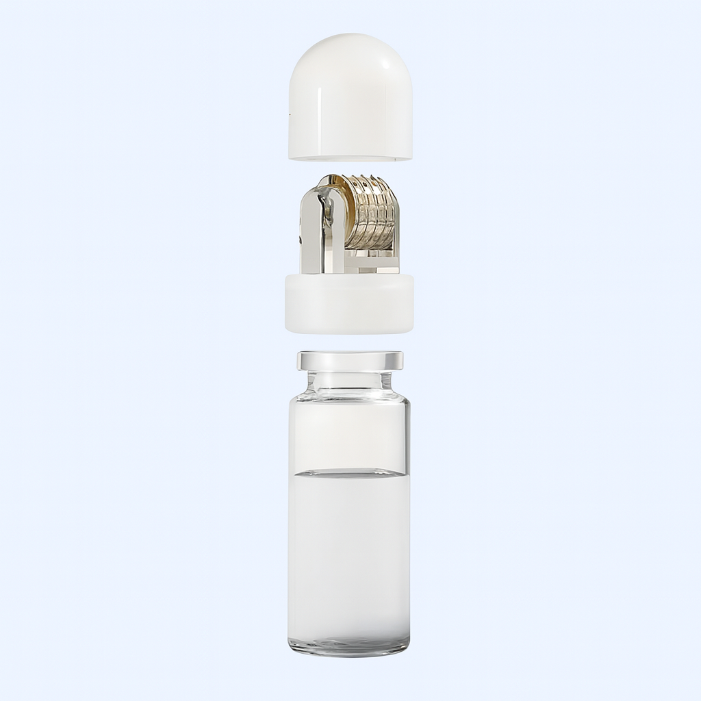 Boosts Serum Absorption – Refillable Bottle & Fine Needles – Safe At-Home Skincare Bowlift