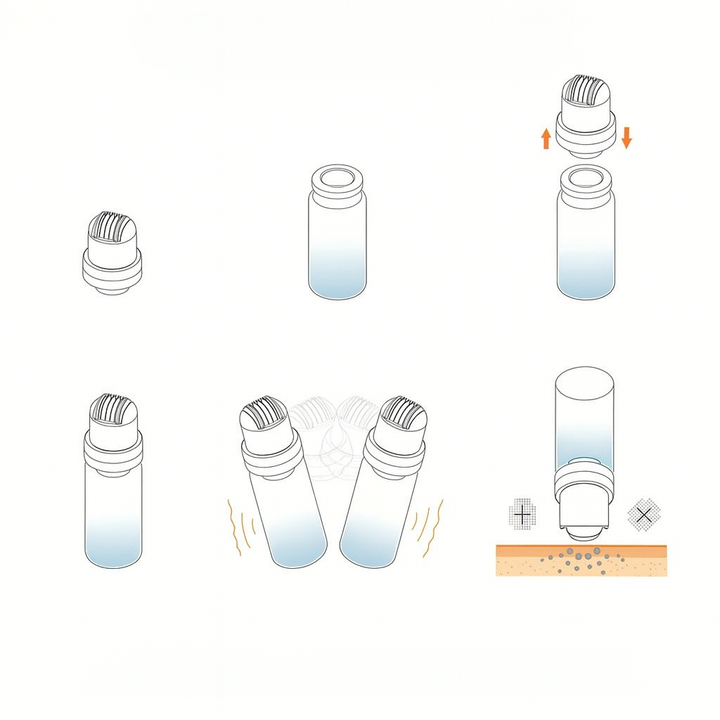 Boosts Serum Absorption – Refillable Bottle & Fine Needles – Safe At-Home Skincare Bowlift