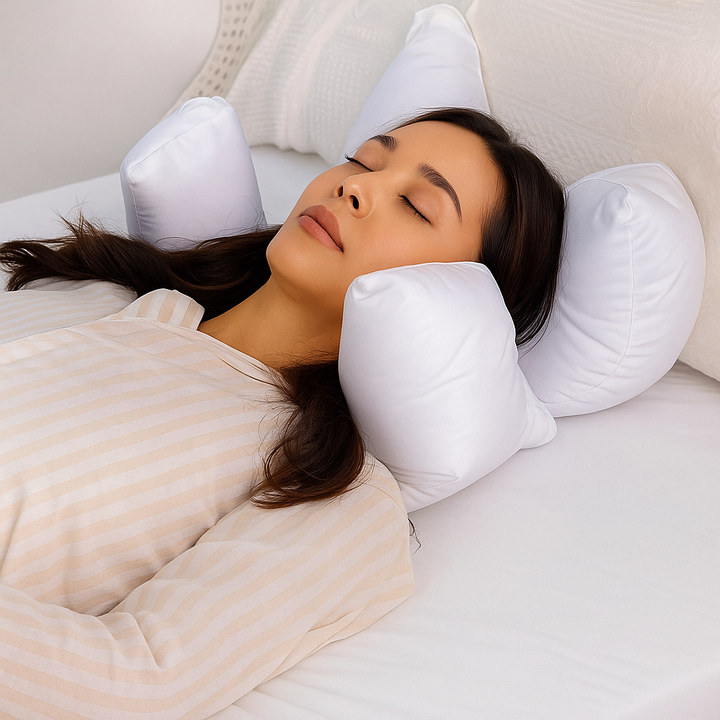 Cooling Memory Foam – Contoured Pressure Relief – Side Back Stomach Sleepers Bowlift