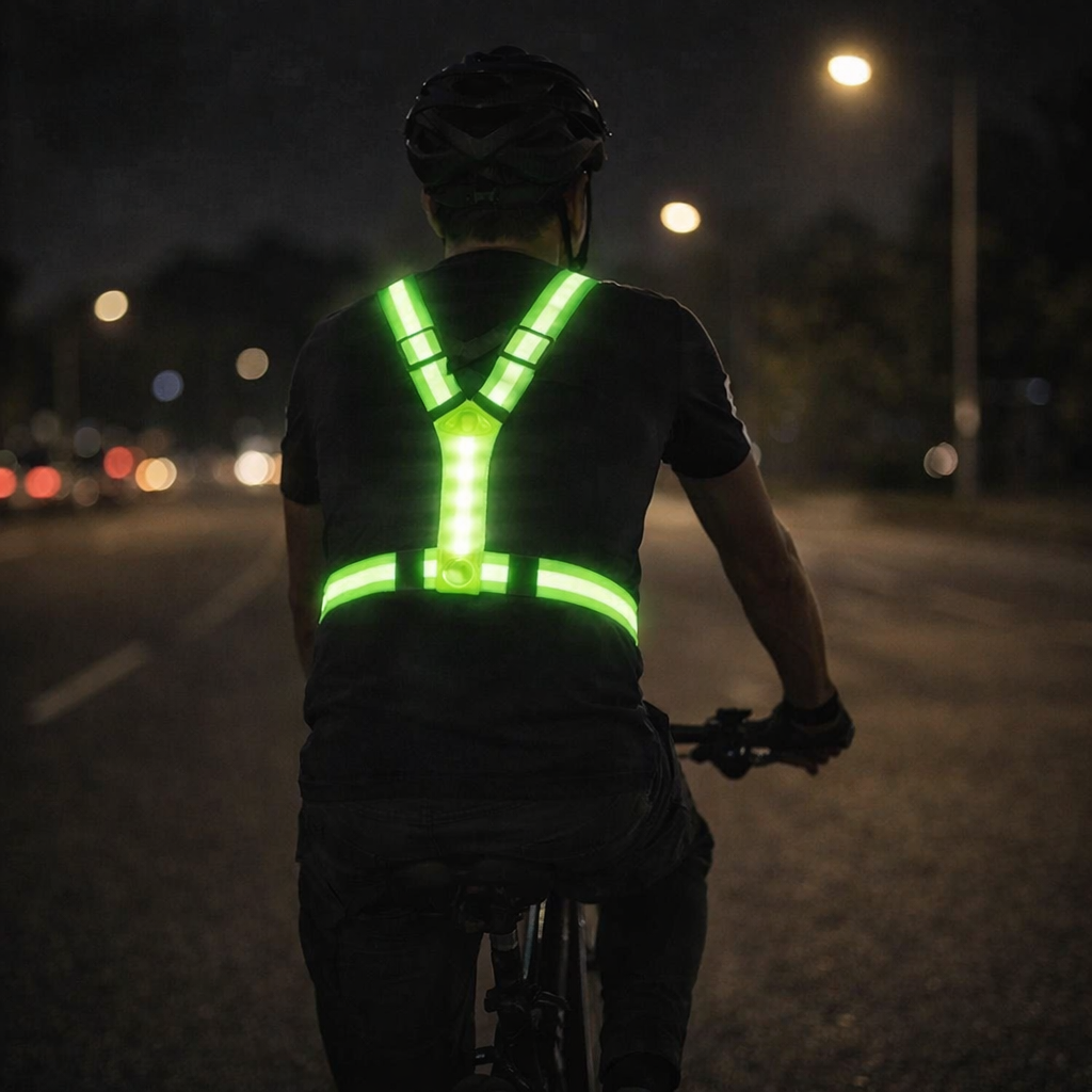 LED Safety Vest Pro – Reflective 360 Visible Vest | Bowlift