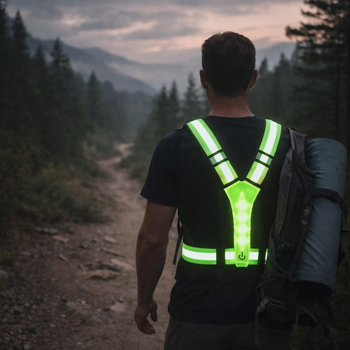 LED Safety Vest Pro – Reflective 360 Visible Vest | Bowlift