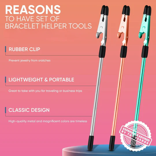 Bracelet helper for closing clasps | Bowlift
