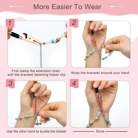 Bracelet helper for closing clasps | Bowlift