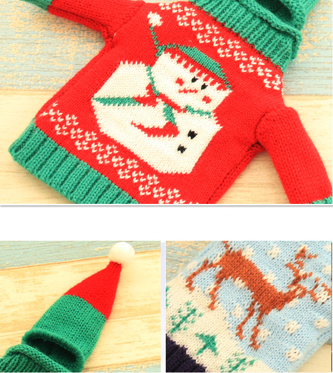 BowLift | Knitted Christmas Bottle Set