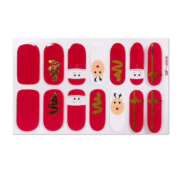 Artful Christmas Nail Art Bowlift